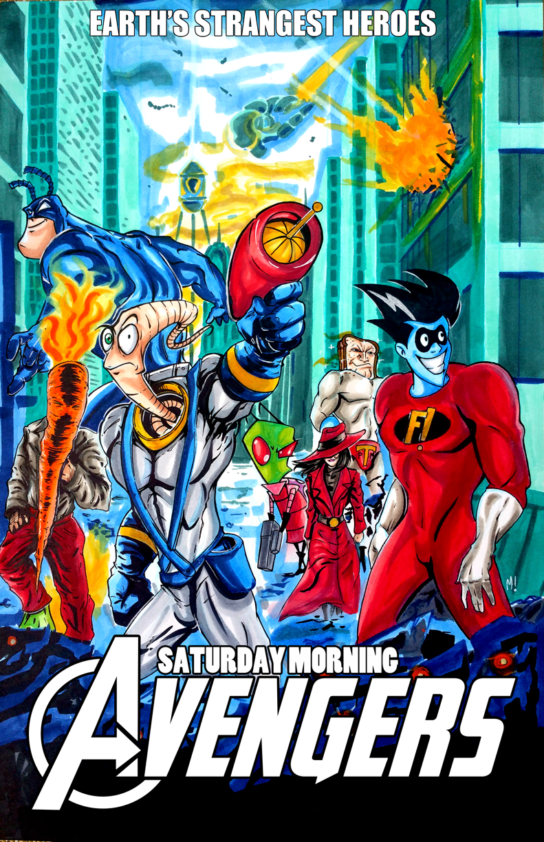 Saturday Avengers - Art Print