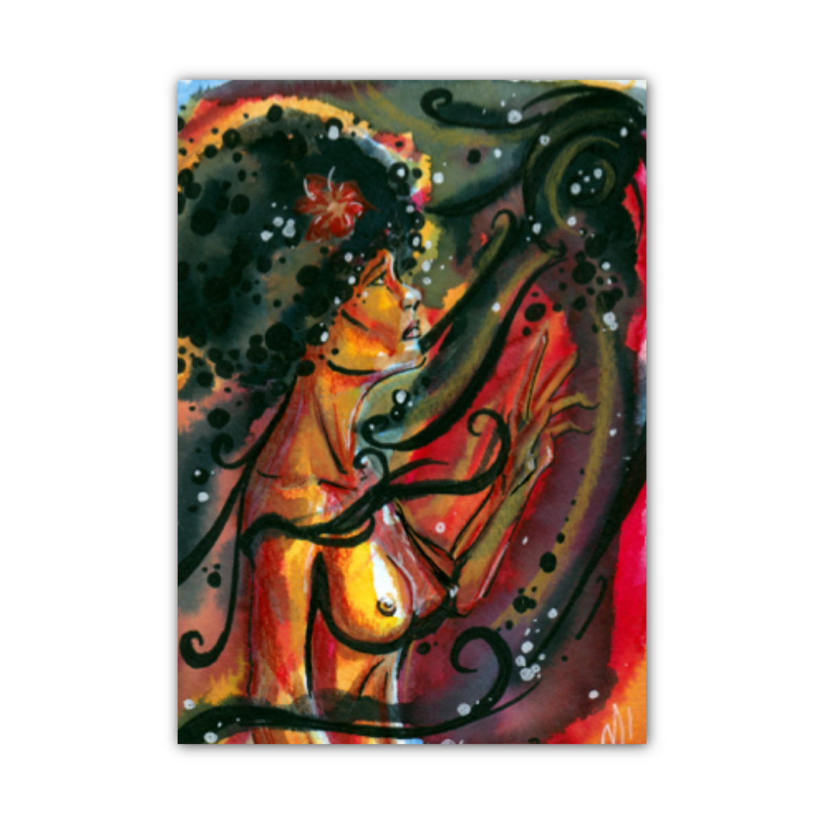 Full scale of original art by Monty