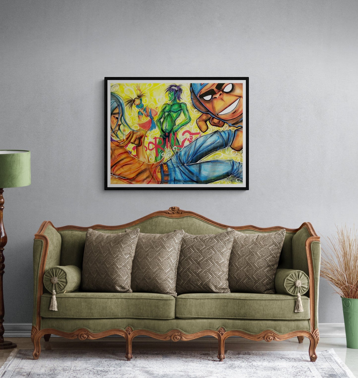 Gorillaz - Paper Print - Monty! - Monty!