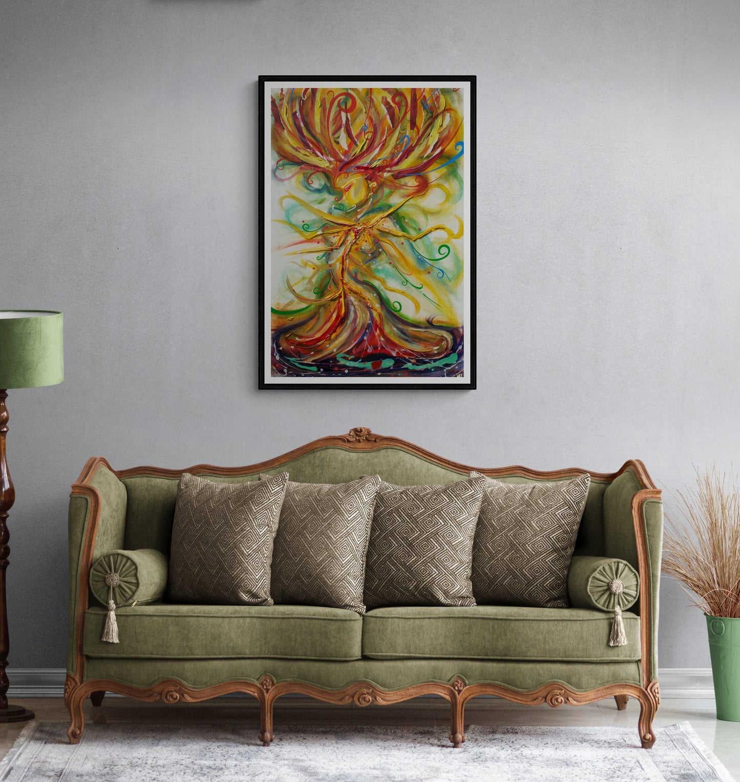 She Burns - Paper Print - Monty! - Monty!