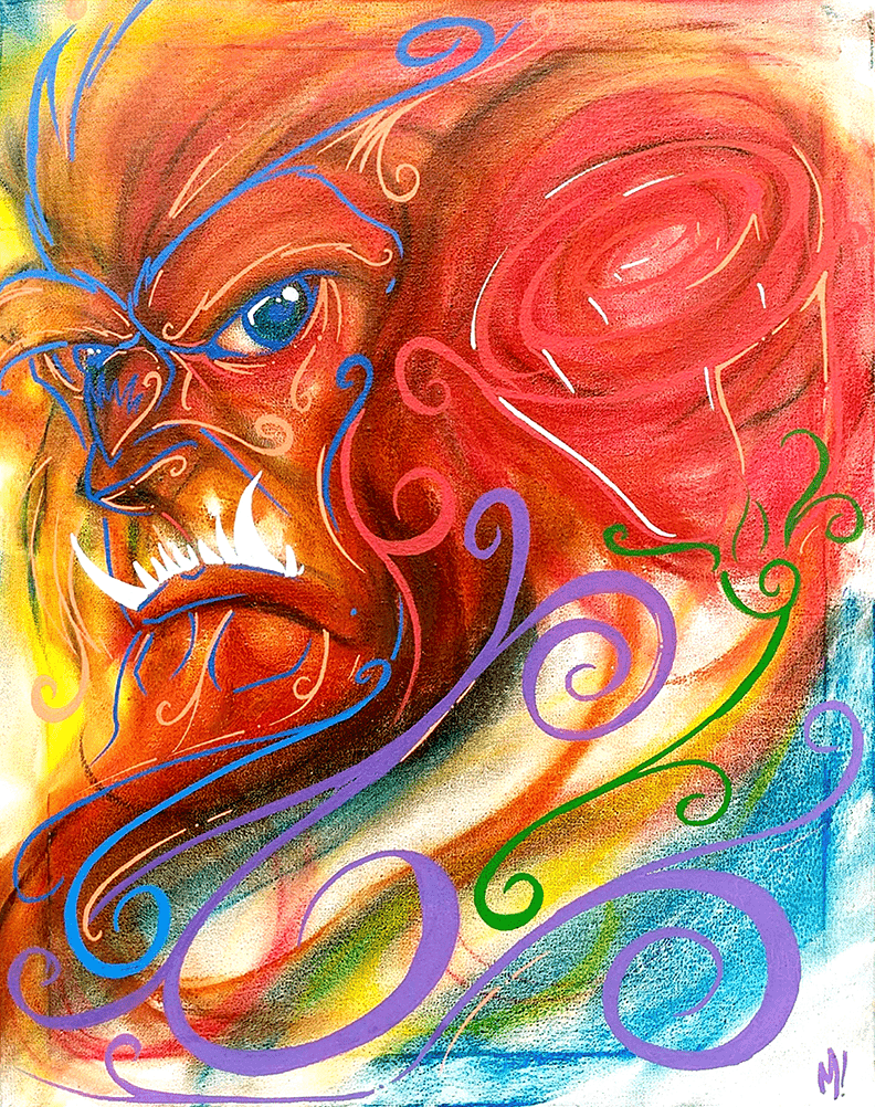 The Beast - Canvas Print - Monty! - Monty!