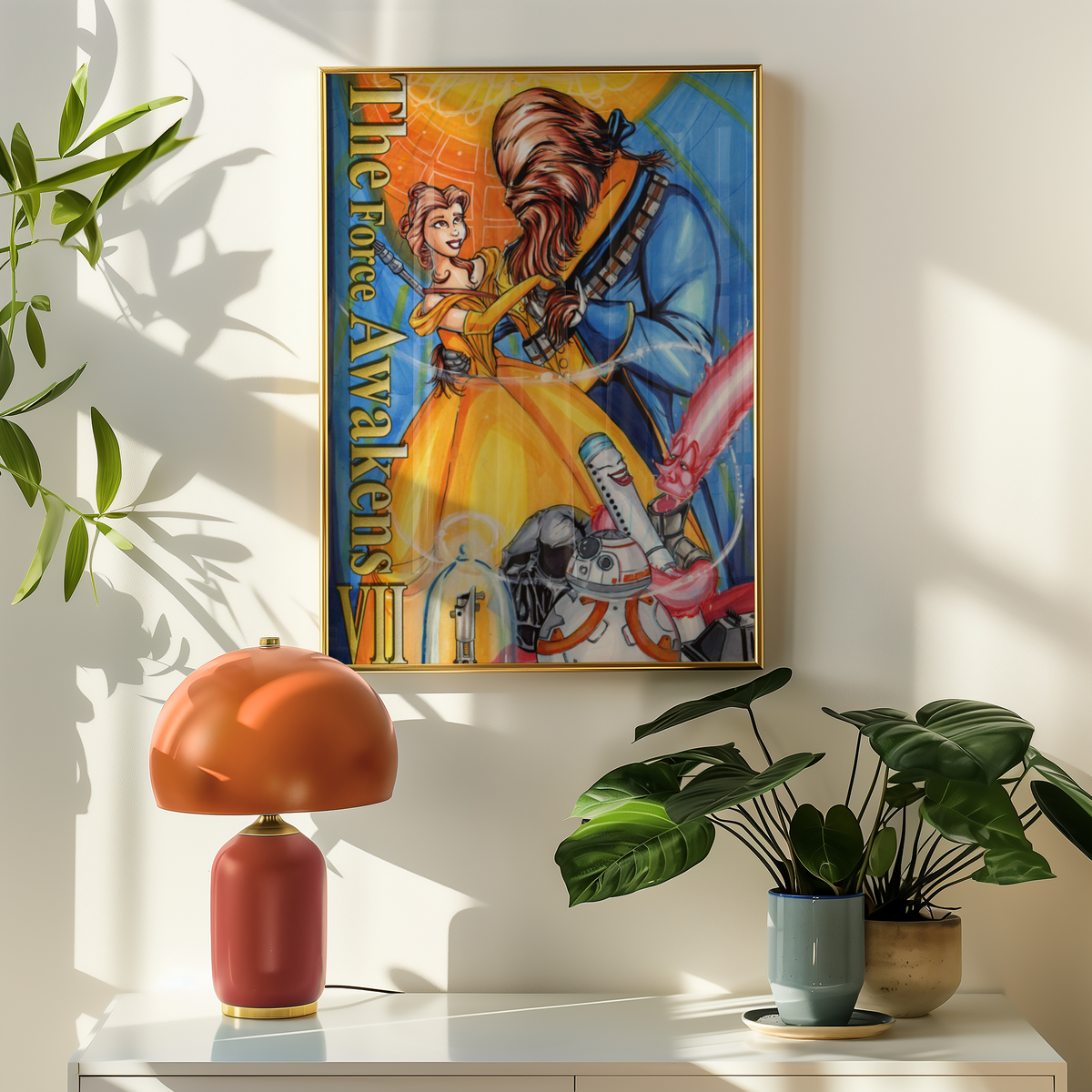 Medium sci fi wall art print by Monty