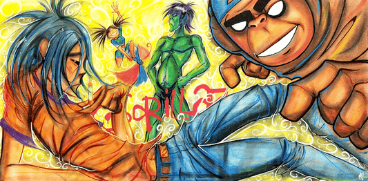 Gorillaz - Canvas Print - Monty! - Monty!
