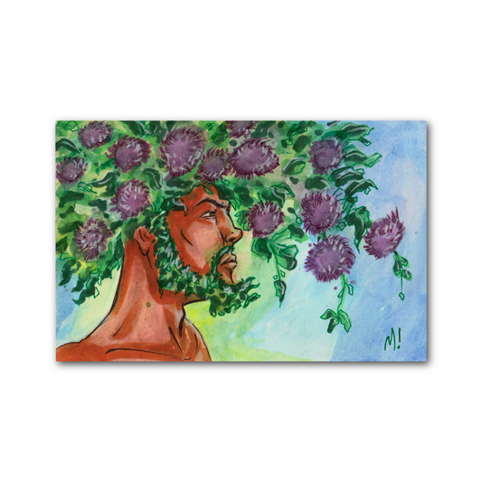 Full scale view of Keep Growing original art 