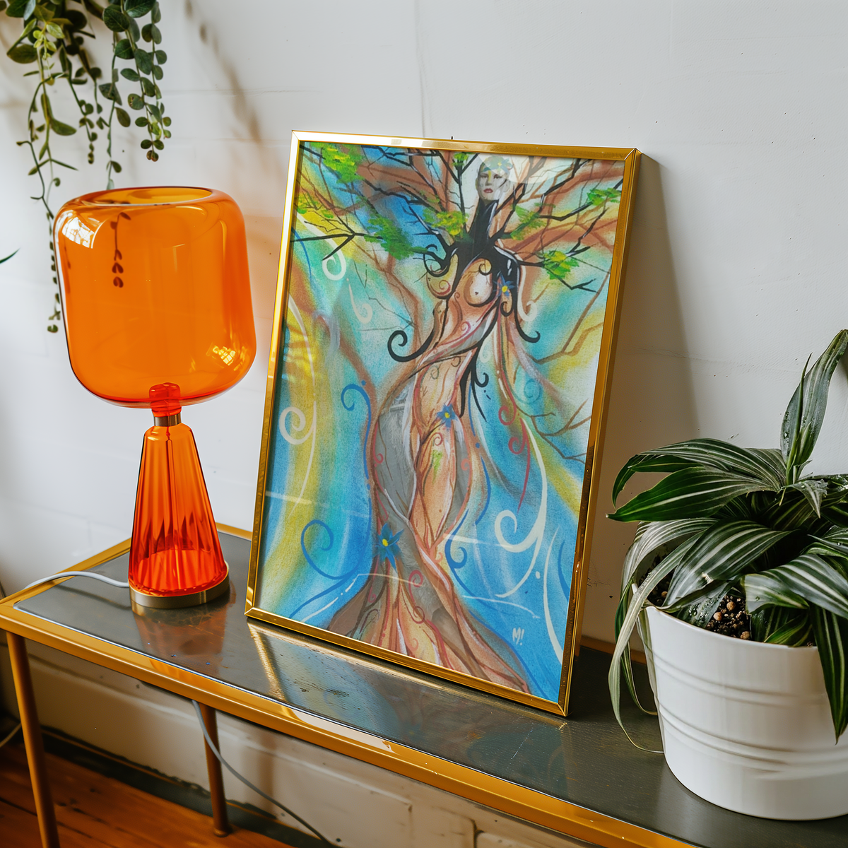 Small L'arbre art print by Monty
