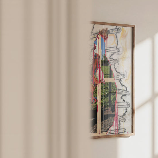Video of the Climb afro art print by Monty