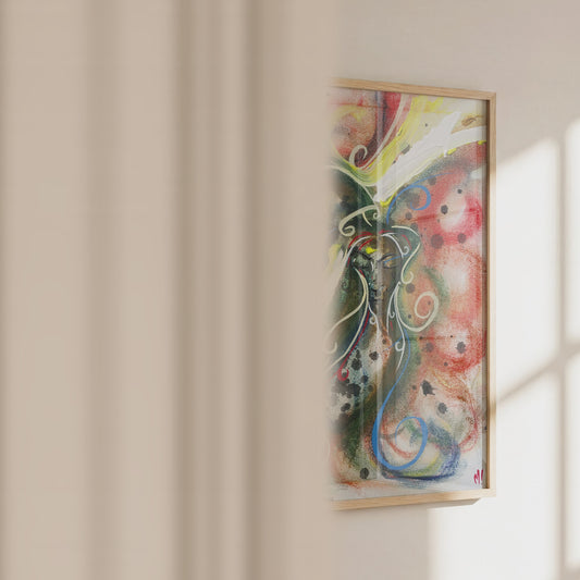 Video of the Peace Within calm woman art print by Monty
