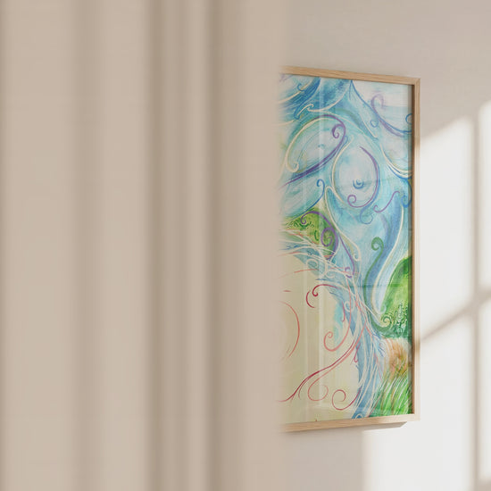 Video of the Dancing Balis sun goddess art print by Monty