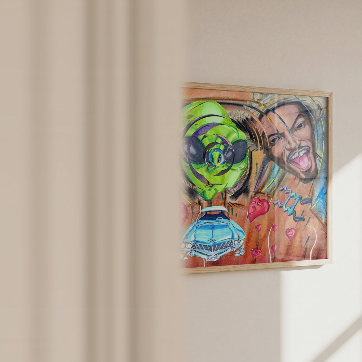 Video of the Dirty South hip hop art print by Monty