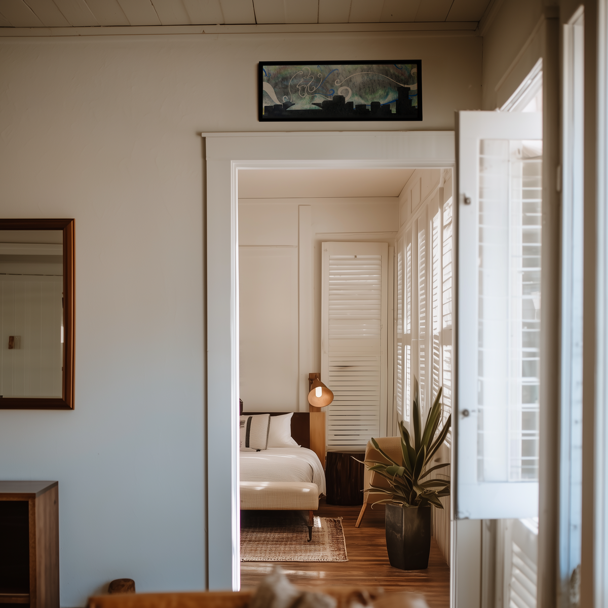 Medium panoramic wall art print of the New Orleans skyline by Monty